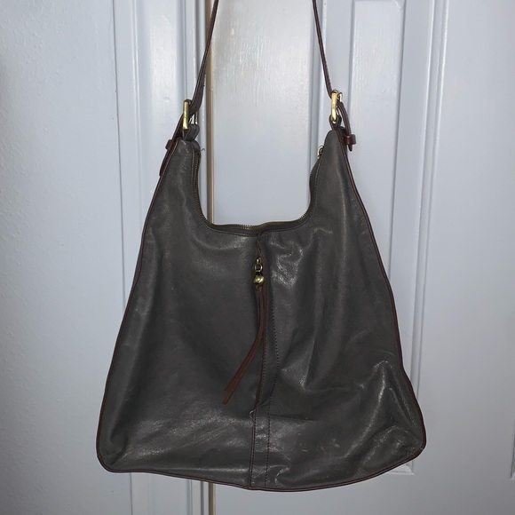 Hobo Leather Shoulder Bag - Picture 1 of 8